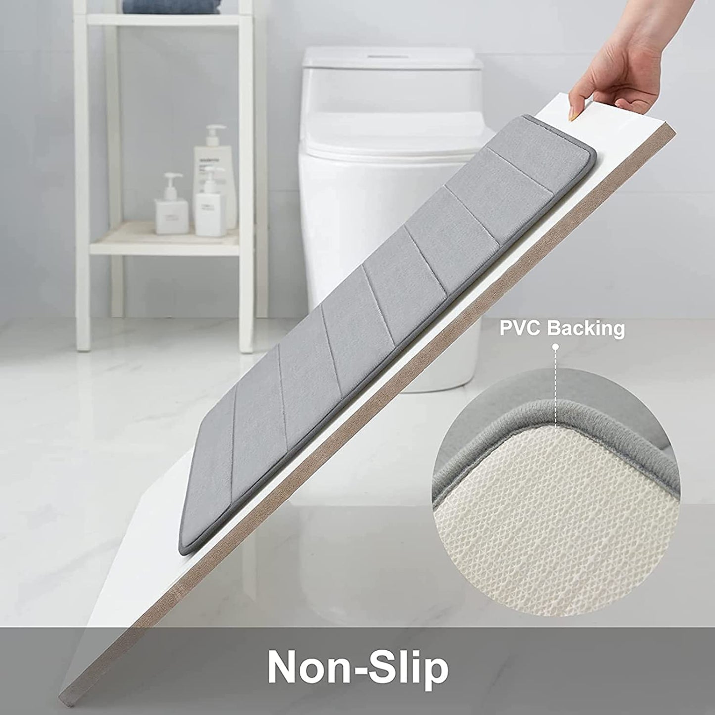 Anti Skid Memory Foam Bath Mat