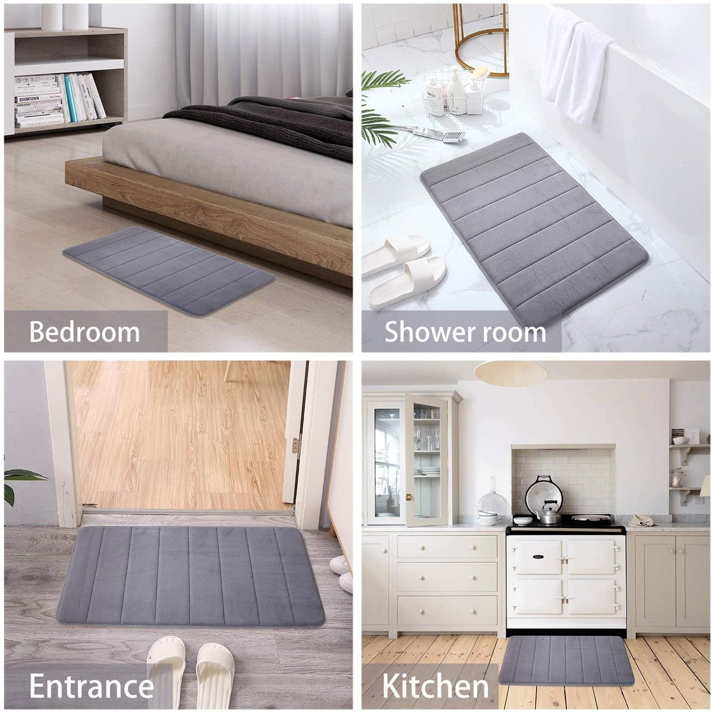 Anti Skid Memory Foam Bath Mat