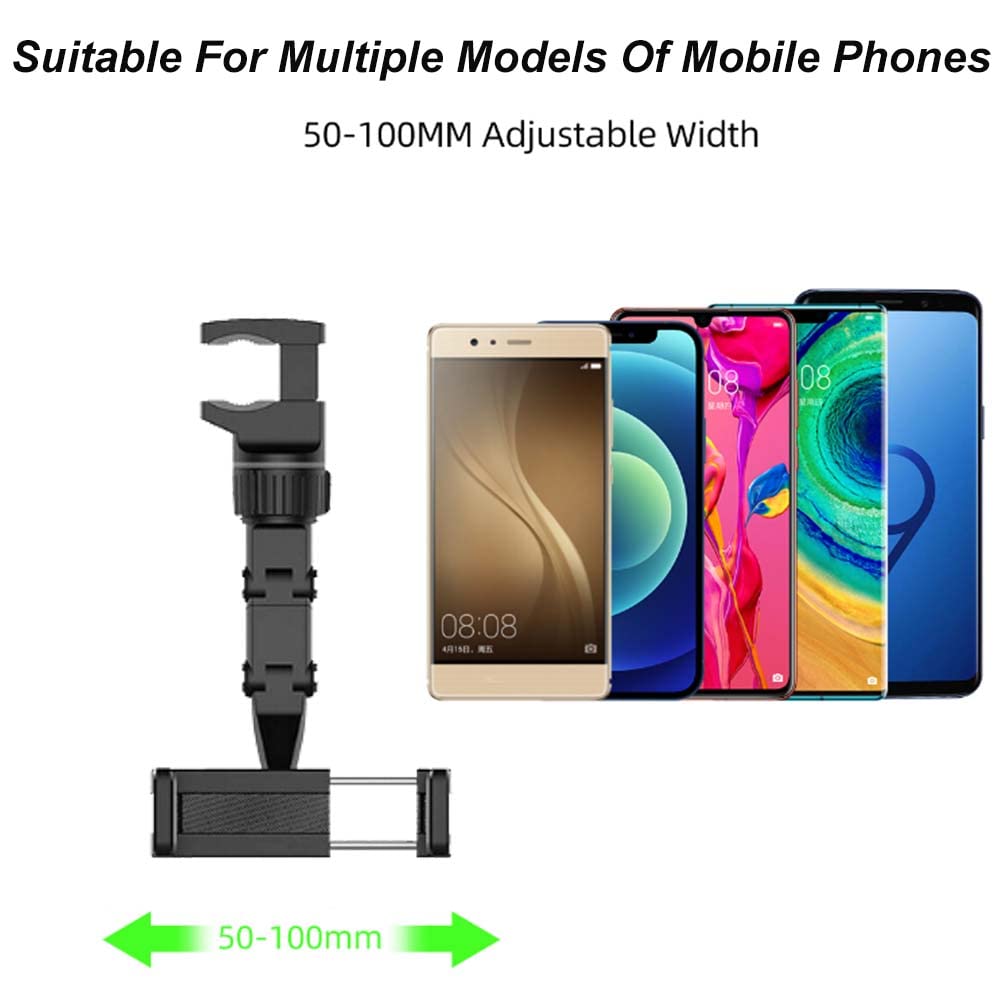 Multifunctional Rearview Mirror Phone Holder