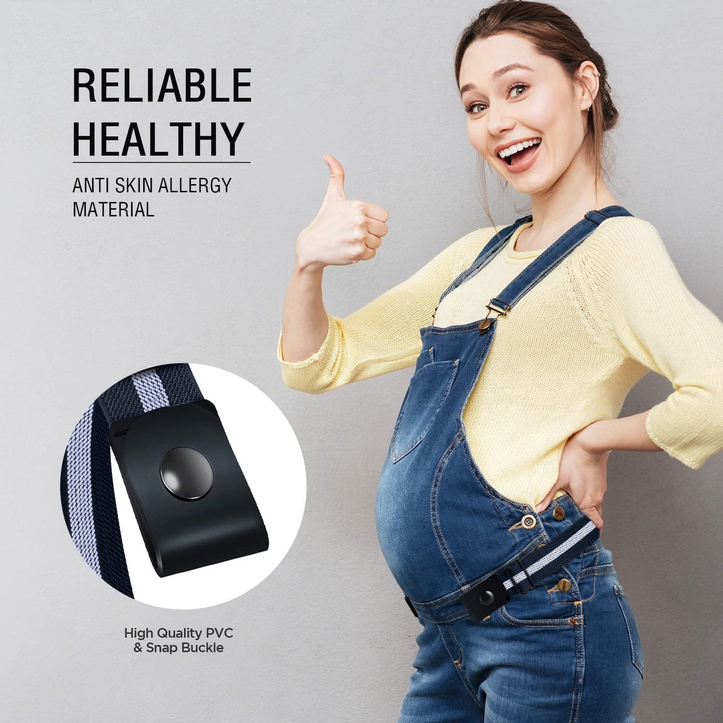 Buckle-free Invisible Elastic Waist Belts