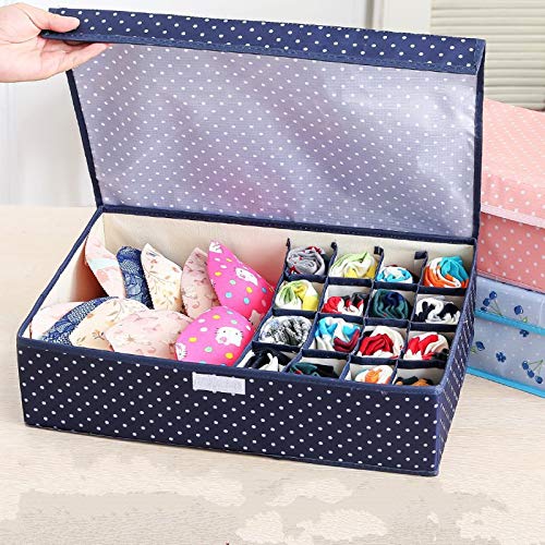 Compartment Foldable Fabric Storage Box ( 15+1)